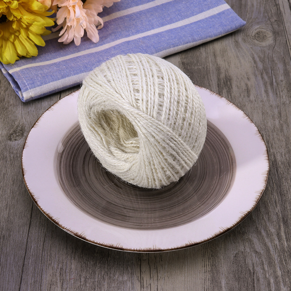 DIY 홈 데코레이션, 웨딩, 생일 파티, 공예 프로젝 - Twine Jute Natural 리뷰 및 가격
