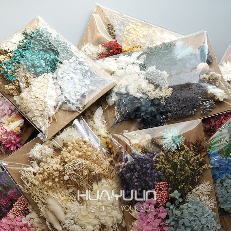 1 팩 인공 식물 말린 진짜 꽃 보존 재료 에폭시 수지 - Dried Flower Bunch 리뷰 및 가격